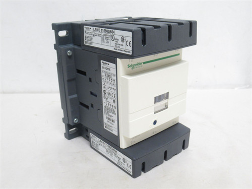 Schneider LC1D115F7; Contactor 115A 480VAC Coil: 110VAC
