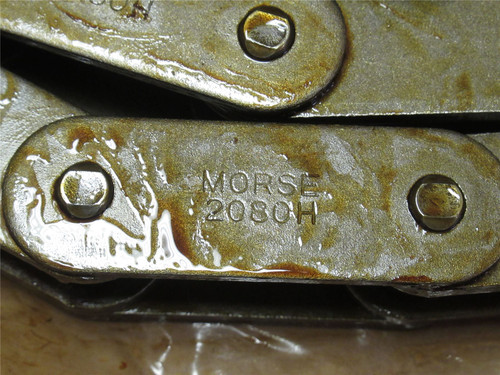Morse C2080HR 10FT; Double Pitch Steel Roller Chain; 10' Long