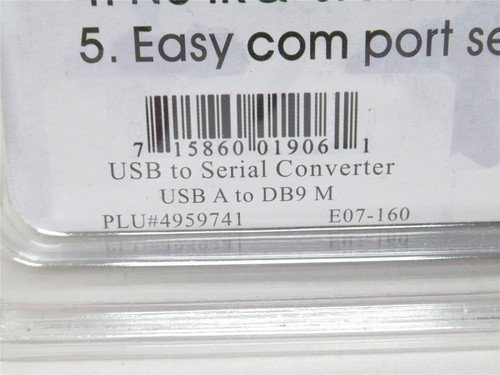 Micro-Connectors E07-160; Adaptor Connector; USB To VGA