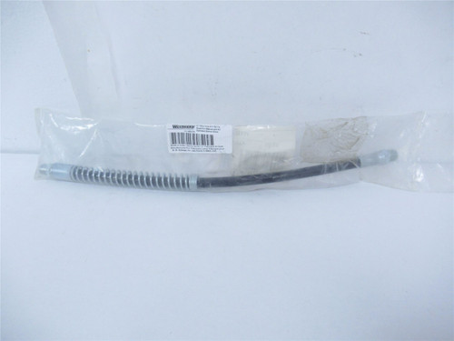 Westward 4BY79; Whip Hose 12" w/Spring Guard for Grease Gun