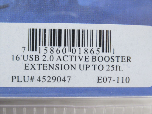 Micro-Connectors E07-110; Active Extension/Booster Cable