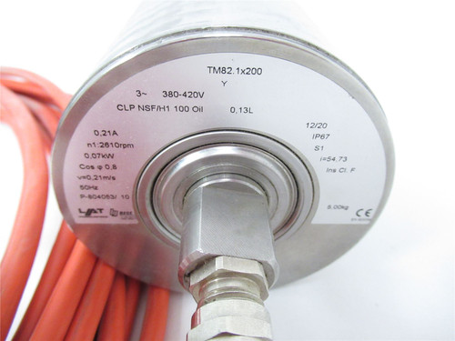 LAT Himmel TM82.1x200; Drum Motor 7.75" wide belt 420VAC