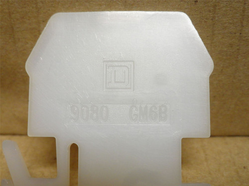Square D 9080GM6B; Lot-10; End Barrier Terminals;  Type: GM6