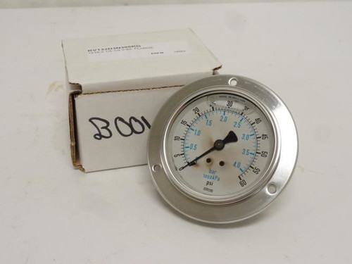 ENFM RV132D3N306KG; Liquid Filled Gauge; SS; 0~60psi; 1/4 MNPT