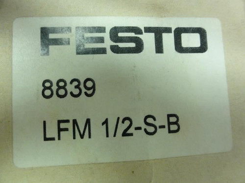 Festo LFM-1/2-S-B; Pneumatic Filter; 5 Microns; G1/2 ports