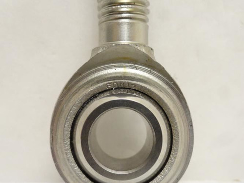 Asahi FDM12; Rod End Bearing; SS; 12mm Bore; 12mm Shaft OD