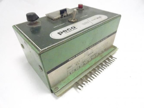 Peco WM; Modular Control 115V 50-60 Cycle