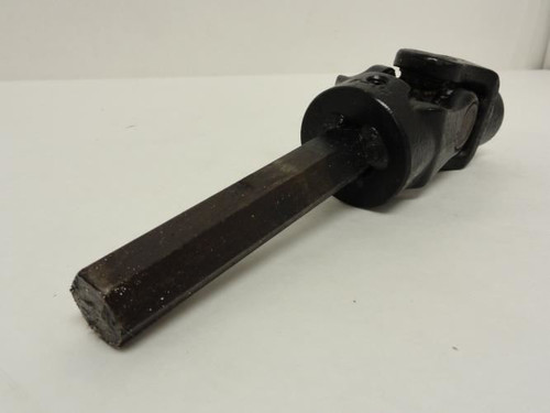 MFG- MDL-150518; U-Joint; 1"ID; Hex Shaft: 5-1/4" L x 7/8" Flat-Flat