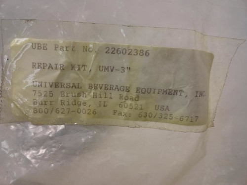 UBE 22602386; Repair Kit UMV-3"