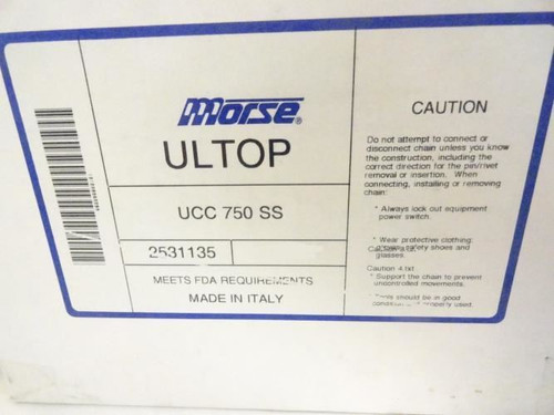 Morse UCC470SS 12FT; Ultop Chain; 94.5" L x 7-1/2" Width