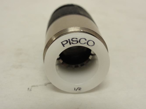 Pisco PGJ1/2-3/8; Lot-4 Plug-In Unions; 1/2" Tube x 3/8" Tube