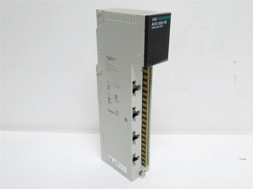 Schneider 140AVO02000; Analog Output Mod; NO TERM STRIP