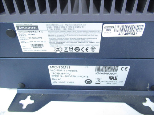 Advantech MIC-7500B-U8A1E; PC Fanless Jet SRS