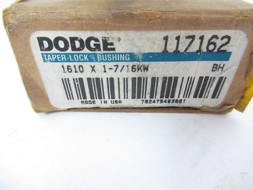Dodge 1610x1-7/16kw; Taper Lock Bushing 17/16" ID 117162