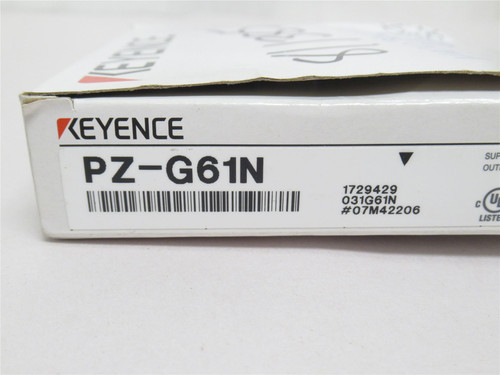 Keyence PZ-G61N; Photo Electric Sensor 10-30VDC; NPN; 2m Wire