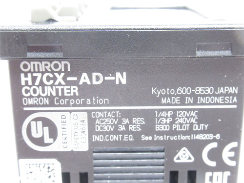 Omron H7CX-AD-N; Multifunction Counter/Tachometer; 12-24VDC