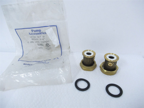Grundfos 519852; ValveUnionSet Brnze 3/4" Pump Connect GF-125
