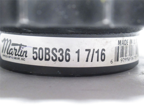 Martin 50BS36-1-7/16; Sprocket # 50; 36 Teeth; 1-7/16" ID