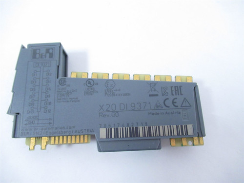 B&R X20 DI 9371; Module I/O Digital Input 12 Inputs 24 VDC