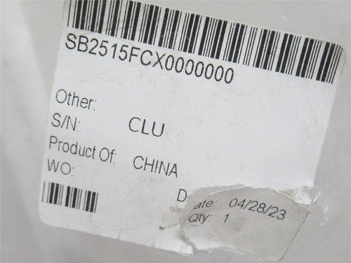 Asco SB2515FCX0000000; Connector Cable; 25-Pin; 22AWG; 10' L