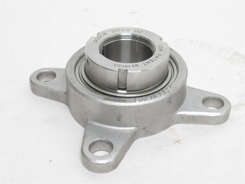 Dodge F4B-GTEZ-107-SHCR; Flange Bearing 129729; SS; 1-7/16"ID
