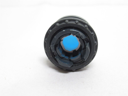 Schneider B5AW36; Blue Flush Push Button; 22mm Mount; IP66