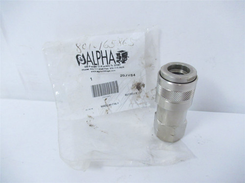 Alpha  80195-08 ; Coupler Quick Disconnect 3/8" Body size