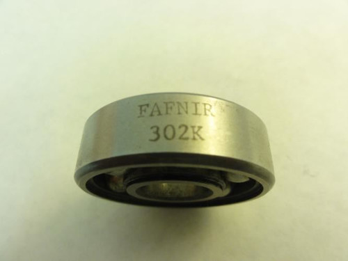 Fafnir 302K; Ball Bearing; 15mm ID; 42mm OD; 13mm W