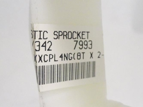 Intralox S3D4XXCPL4NG; Sprocket 8 Teeth; 2-1/2" Sq.