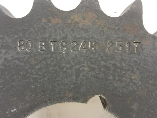 Martin 80BTL24H-2517; Bushed Sprocket # 80; 24T; Hardened