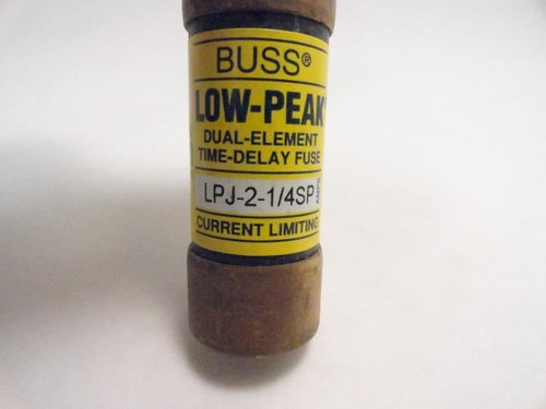 Bussmann LPJ-2-1/4SP; Fuse; 2-1/4 Amp