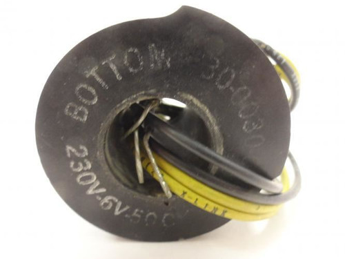 Dormont 30-0030-07; Solenoid Coil 230V; 6V-50C