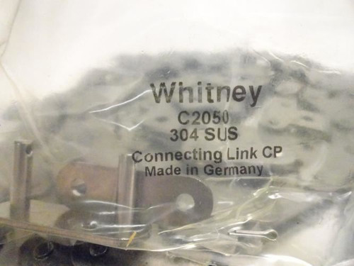 Renold C2050SS RIV 10FT; Riviet Chain; 10-Ft L 1-1/4" Pitch