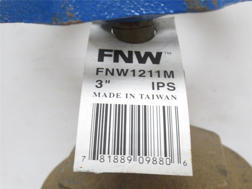 FNW 1211M; Bronze Gate Valve; 2NPT; 200WOG; Non-Rising Stem