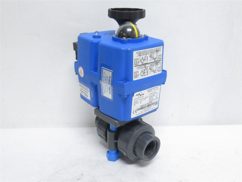 Plast-O-Matic EBVB1-2-100EPT-PV; Actuated Ball Valve; 1NPT