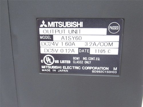 Mitsubishi A1SY60; Digital Output Local Unit Module 24VDC