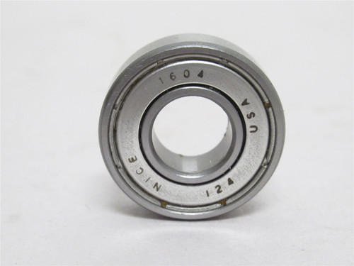 NICE 1604DS; Ball Bearing; 3/8"ID x 7/8"OD x 9/32" Wide