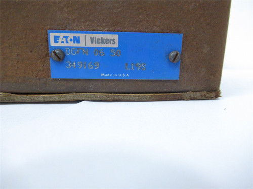 Eaton DGFN 06 50; Vickers Control Valve 3/4" surface rust
