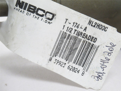 Nibco T-174-A-1-1/2; Bronze Gate Valve NL2H00C; 1-1/2NPT