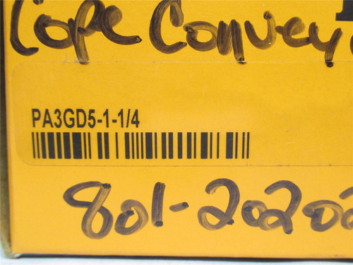 Timken PA3GD5-1-1/4; Poly Flange Bearing; 1-1/4"ID; 3-Bolt