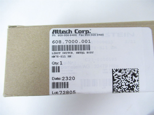 Bernstein 78-S11 SM; Limit Switch Metal 1NC/1NO