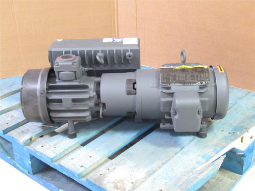 Busch RA0040F506EHXX; Rotary Vane Vacuum Pump 2HP; 230/460VAC