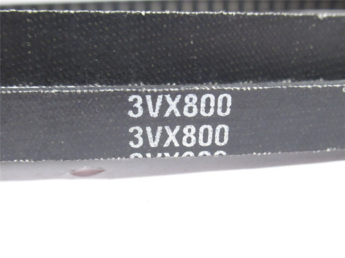 Gates 3VX800; V-Belt 9412-0800 Section: 3VX; 3/8" W x 80" L