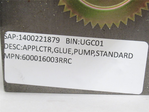 Thiele Tech 600016003RRC; Glue Gun Pump; Standard