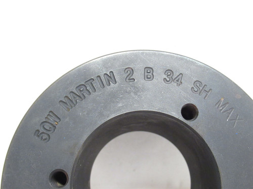 Martin 2 B 34 SH; Bushed V-Belt Pulley; 2 Groove; Belt: A; B