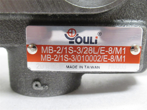 YOULI MB-2/1S-3/28L/E08/M1; Monoblock Direction Control Valve