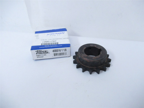 Martin 40BS16-1-1/8; Sprocket #40 16 Teeth 1-1/8"