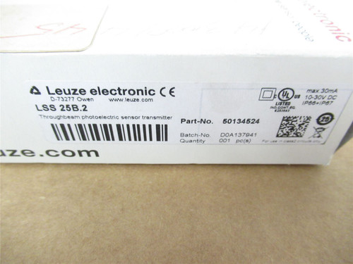 Leuze LSS 25B.2; Photoelectric Sensor Transmitter