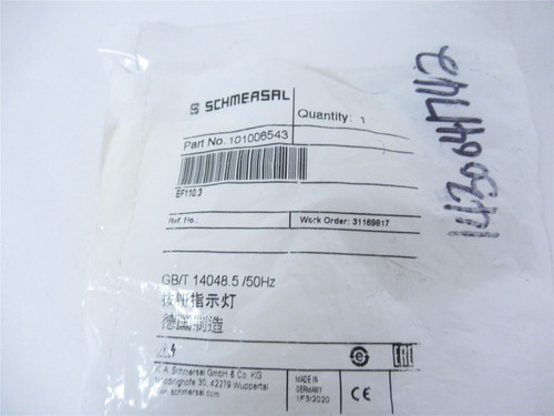 Schmersal 101006543; Contact Block 2NC 51/52 61/62 EF1103