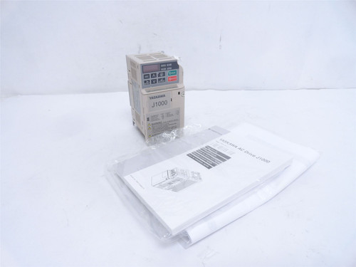 Yaskawa CIMR-JCBA0002BAA; AC Drive .35kw 1ph-IN 3ph-OUT 240V